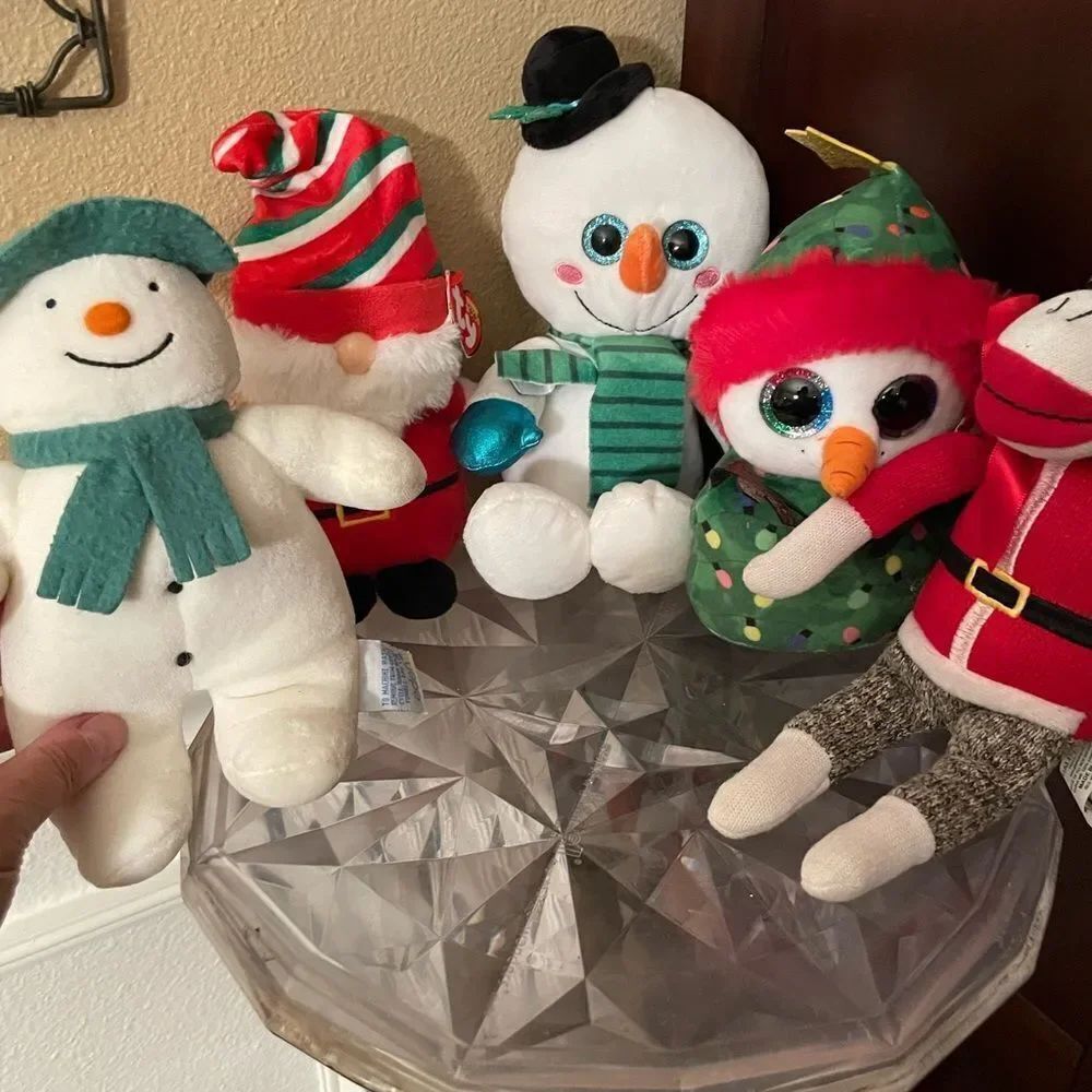 Christmas Themed TY Beanie Boos x 5!